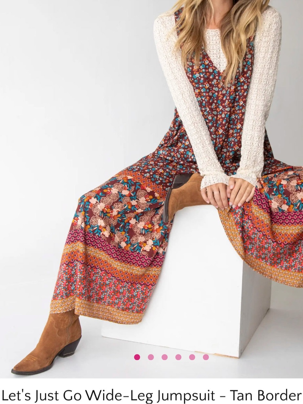 Natural Life Let’s Just Go Jumpsuit NWT
